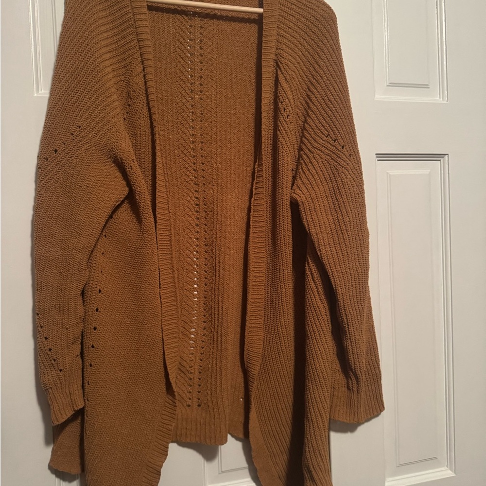 Women's Yellow Knit Sweater Size XL